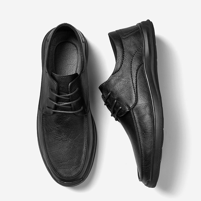Nuove Sneakers in vera pelle autunno abito da uomo d'affari Sneakers Casual per uomo scarpe da uomo leggere e comode %