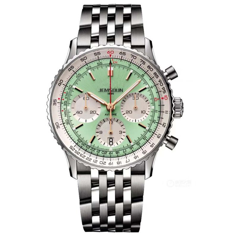 2022 marca original relógios masculinos clássico multifunções aço inoxidável automático data relógio de negócios cronógrafo quartzo aaa relógio