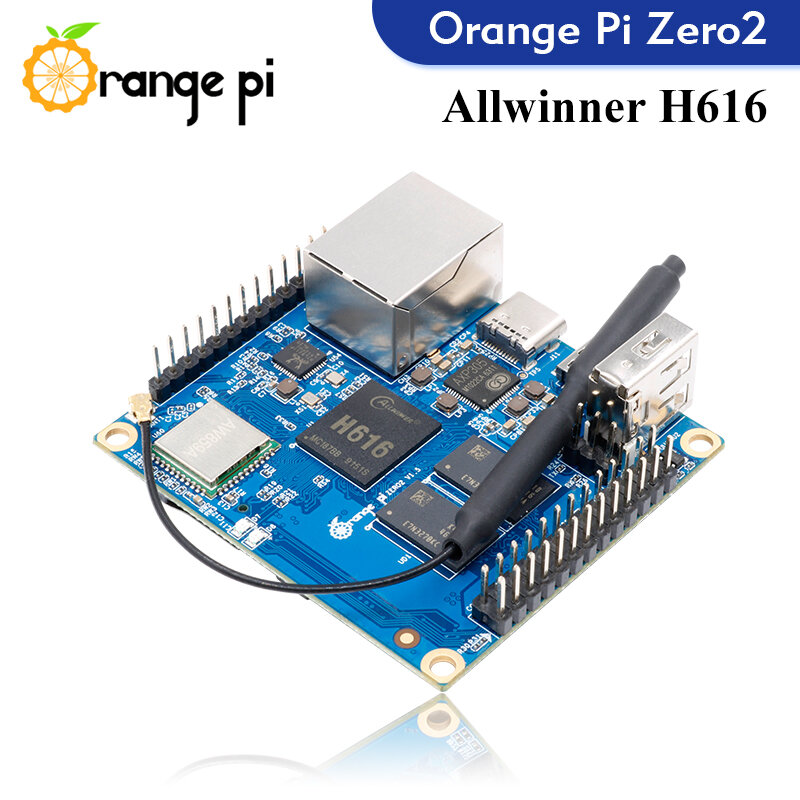 Orange Pi Null 2 Single Board Computer 1GB RAM Allwinner H616 Chip BT 5,0 WIFI Laufen Android 10 Ubuntu debian OS Entwicklung Bord
