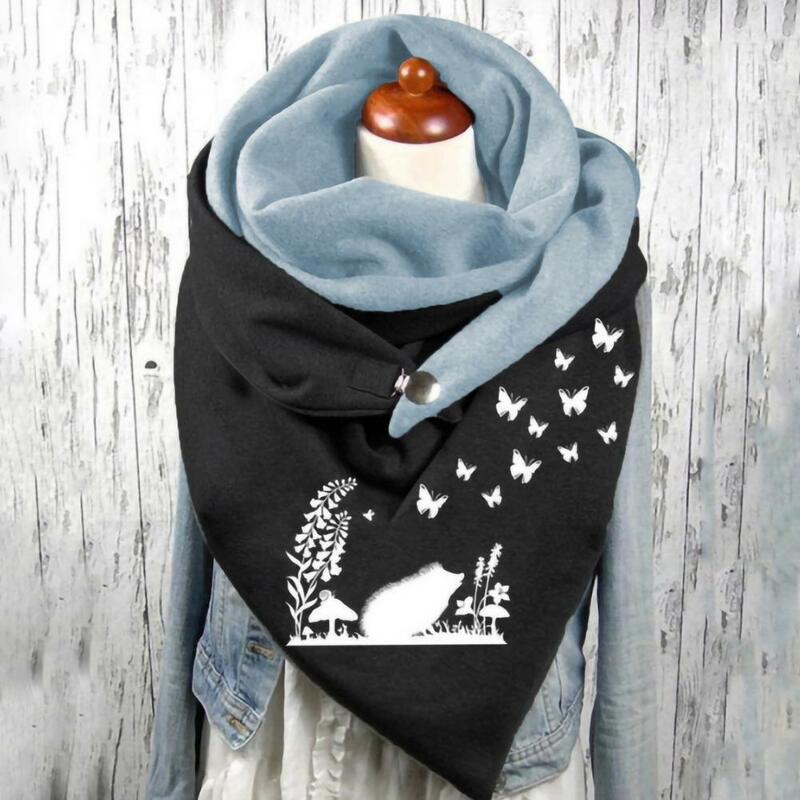 세련된 패션 겨울 따뜻한 스카프 여성 스카프 성인 특별 디자인