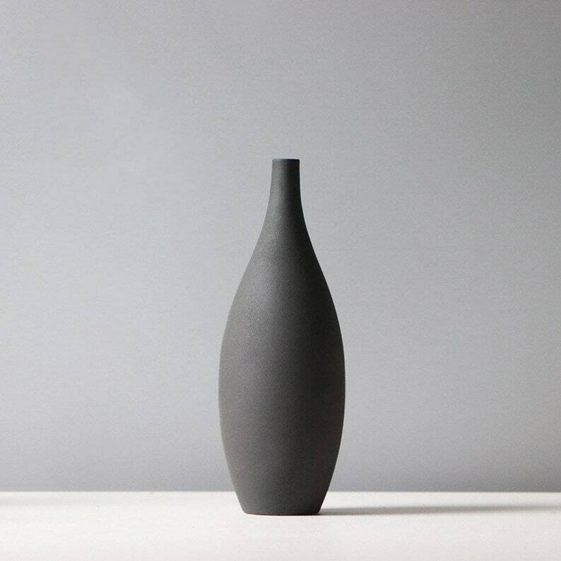 Morandi Moderno Vaso Cerâmico Fosco, Cerâmica Decorativa, Decoração Minimal De Mesa