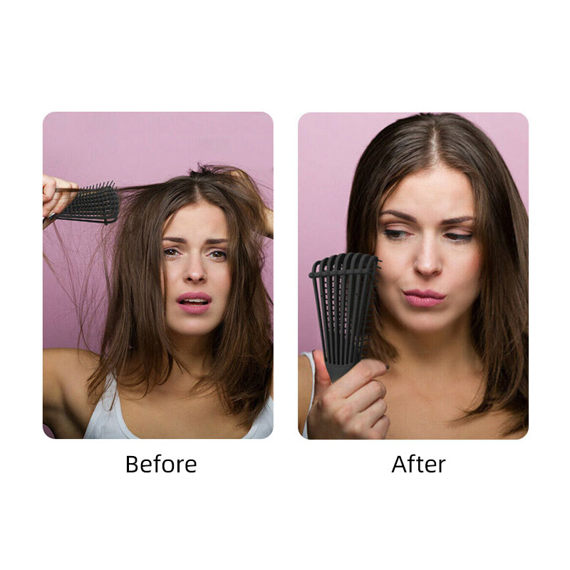 Fryzjerstwo włosy ośmiornica grzebień rozczesywanie szczotka do włosów kręconych masaż domowy dla kobiet grzebień nietkany