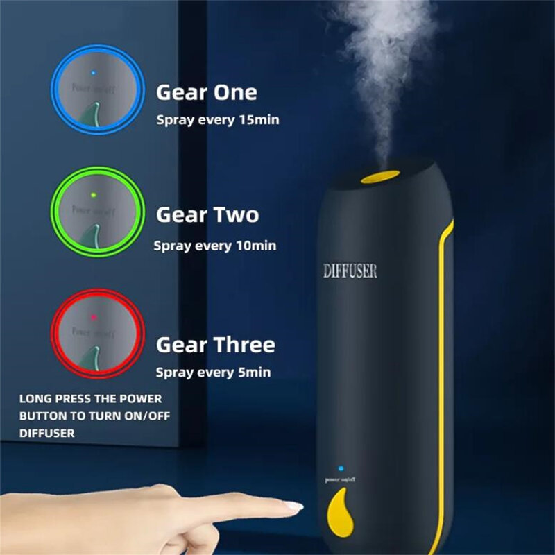 Diffuser Minyak Esensial Induksi Kontrol Suara Cerdas Mesin Aroma Otomatis Udara Segar Rumah Kamar Tidur Aroma Semprotan Mobil