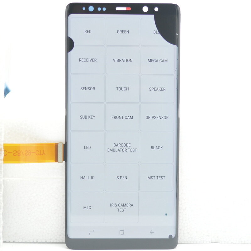 Original N950F LCD สำหรับ Samsung Galaxy Note 8ไม่มีกรอบ Super AMOLED Note 8 SM-N950A N950U LCD Touch ซ่อม