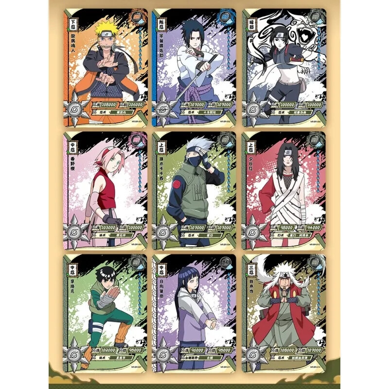 KAYOU Chính Hãng Anime Naruto Sẽ Lửa Người Thừa Kế Huy Hiệu Xoáy Naruto Daisada BR Thẻ Bắn Phát Một Bộ Sưu Tập Thẻ Huy Chương Đồ Chơi quà Tặng