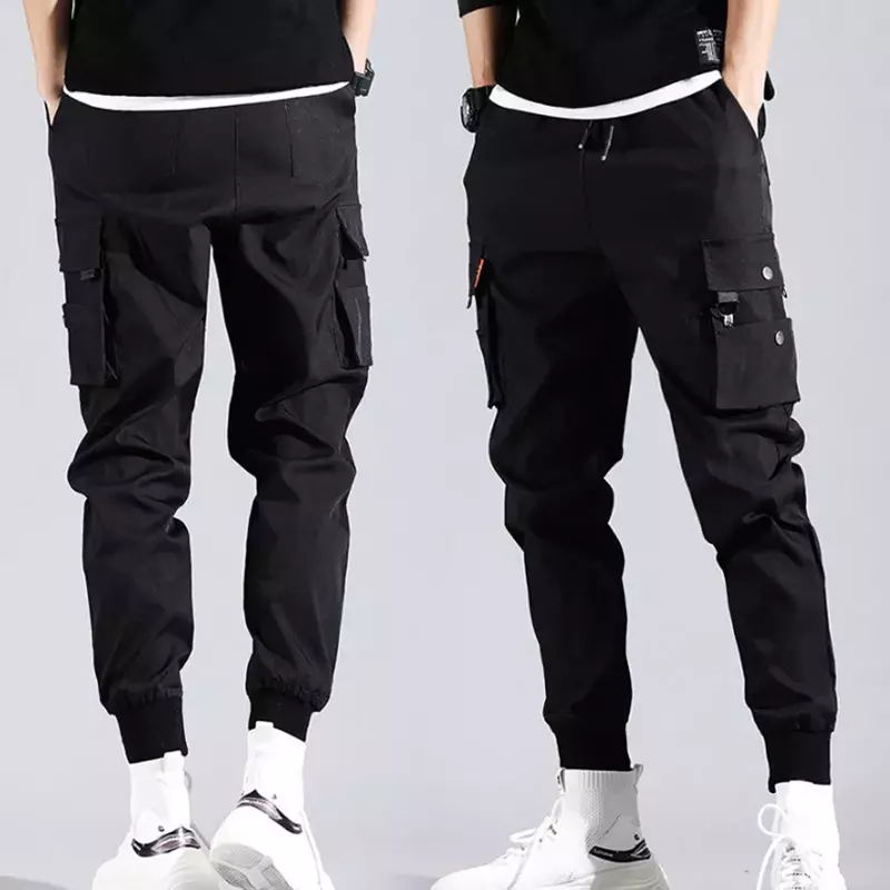 Pantalones de diseño fino para hombre, Pantalón Cargo militar, informal, de verano, talla grande