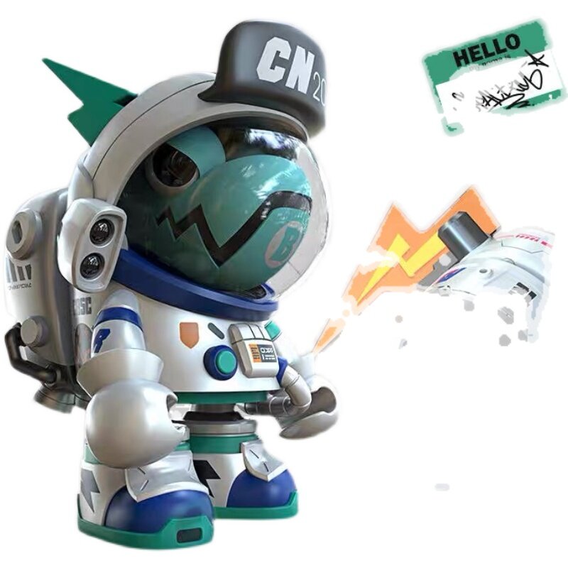 Novo original lamtoys camaleão caixa cega wazzupbaby space206 espaço dragão série boneca carro fresco ornamentos mão coleção escritório