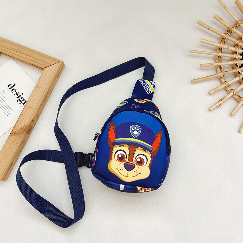 New Paw Patrol Messenger Bag Anime Figures Fashion Cute Kids Coin Purse Outdoor Travel Messenger Bag Boys Girls Backpack