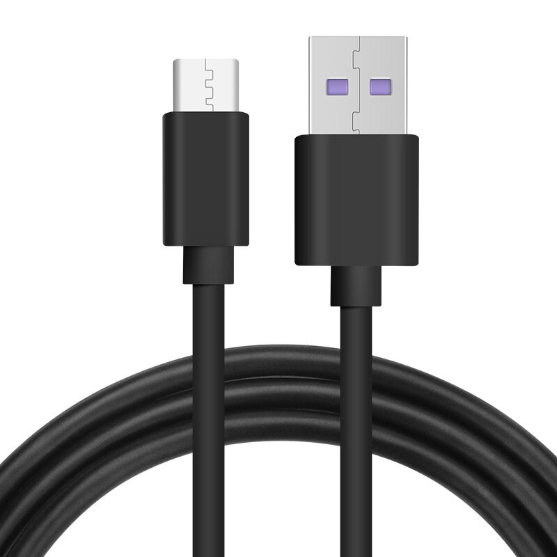 Cable de carga Usb tipo C para teléfono móvil, Cable de carga superrápida 5A, color blanco, para Samsung, Xiaomi, Huawei P30, P40, P50, Mate 40