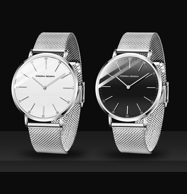 Pagani ultra fino relógio de quartzo feminino marca luxo à prova dwaterproof água aço inoxidável relógio de negócios para mulher relojes para mujer