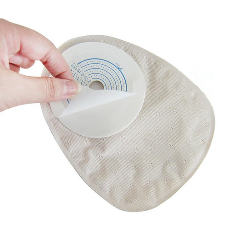 Portable Ostomy Pouches Drain Valve Colostomy Bags for Adults One-piece Closed/Open Type Stoma bags 10pcs/box