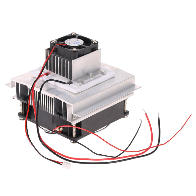 Peltier kit sistema de refrigeração termoelétrico semicondutor módulo de condução refrigerador radiador ventilador de refrigeração TEC1-12706