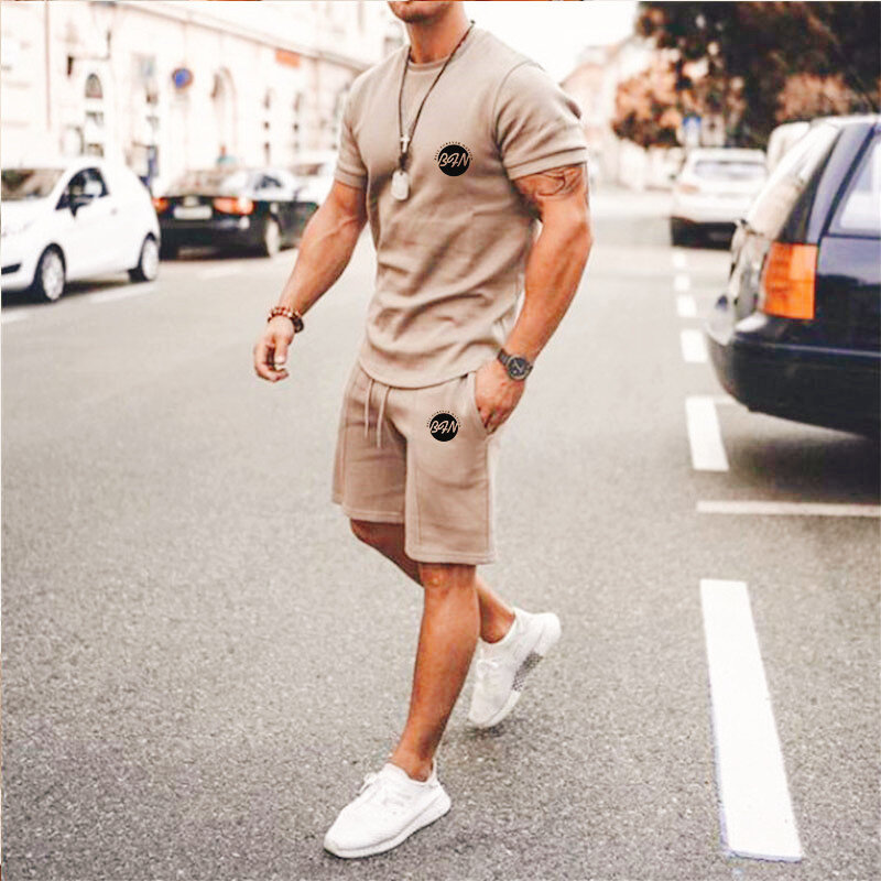 Nuova estate Streetwear uomo tuta uomo Oversize Set 3D stampato T Shirt pantaloncini abbigliamento sportivo abbigliamento uomo tuta moda abbigliamento sportivo