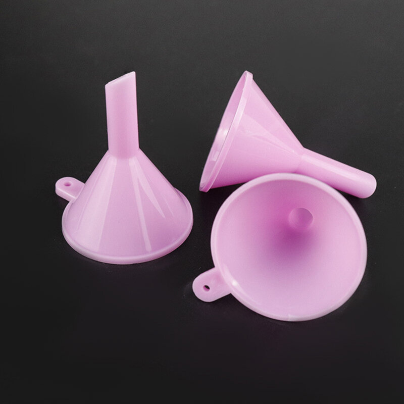 1PC Mini Plastic Funnel Small Mouth Liquid Oil Funnels Laboratory Supplies Tools Mini And Clear White Plastic Filter Funnel