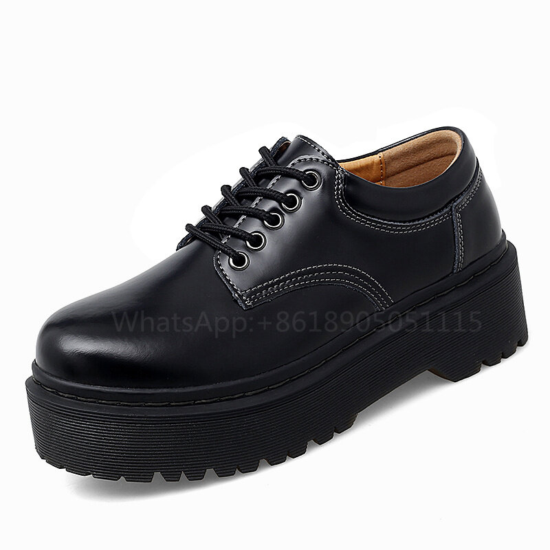 Zapatos Mujer – chaussures Oxford en cuir, plates, décontractées, une étape, à la mode, classiques, à lacets, bottines plates pour femmes