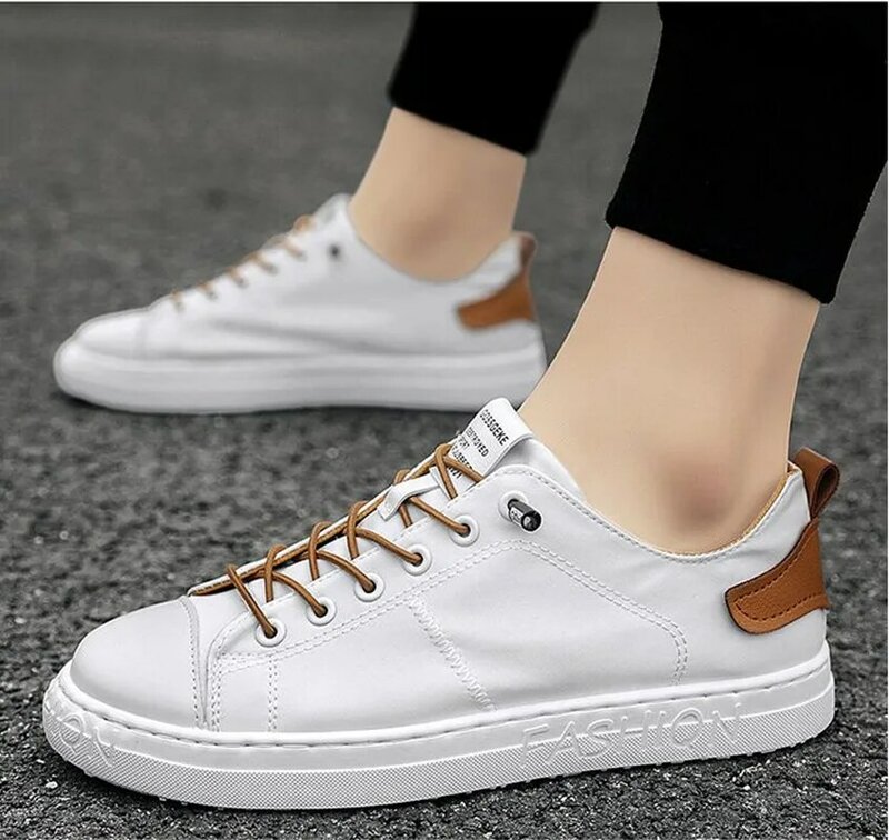 Men Shoes fashion Canvas Loafers Breathable Autumn lace up comfortable Casual Shoes Outdoor Men Sneakers shoes