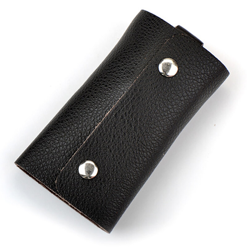 ขนาดใหญ่ความจุกระเป๋า Unisex Key กระเป๋าสตางค์หนังกระเป๋าใส่เหรียญการ์ดป้องกันชุด Luxury Key Case