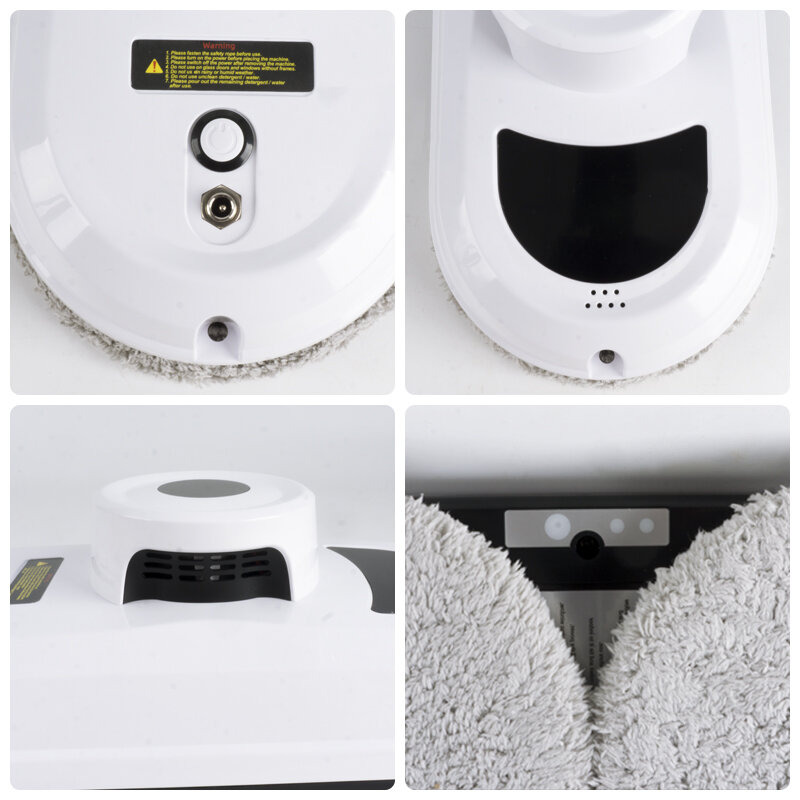 Robot lavavetri automatico aspirapolvere telecomando per la pulizia della casa lavavetri elettrico Anti-caduta lavavetri