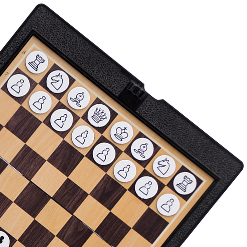 Plastikowe warcaby ustawiają międzynarodowe szachy szachowe składana deska magnetyczna dziecko dzieci