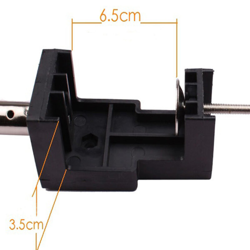 Acessórios de trabalho ajustável aço inoxidável braçadeira ferramenta substituição eixo rotativo pendurar moedor titular