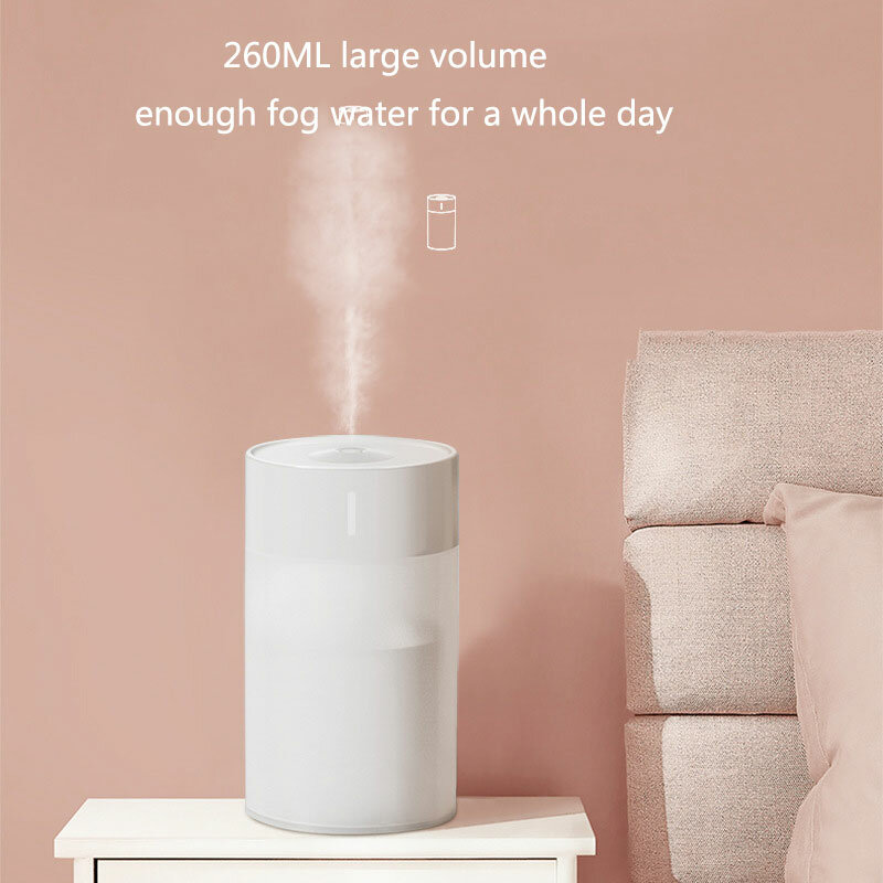 Портативный тихий увлажнитель воздуха Xiaomi, 260 мл