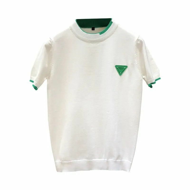 2022 여름 남성 반팔 티셔츠 라운드 넥 스웨터 반소매 얇은 캐주얼 트렌드 남성 티셔츠 탑스