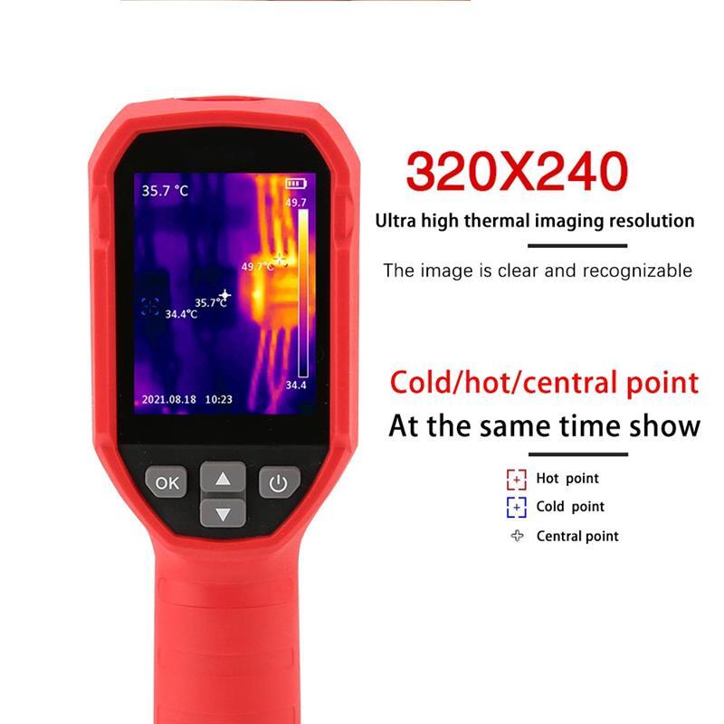 UNI-T UTi120S Infrared Thermal Imager -20~400°C Circuit Industrial Testing Temperature Thermal Camera Floor Heating Tube Tester