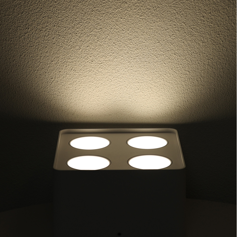 LED ضوء السقف 9 واط 12 واط 15 واط مربع سطح شنت النازل مكافحة وهج غرفة المعيشة غرفة نوم إضاءة داخلية مصباح المنزلية