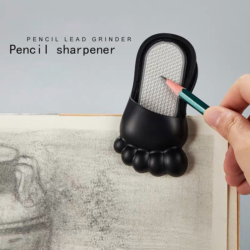 1Pcs สีดำพลาสติก Professional Sketching Board คลิป Sketch ดินสอ Sharpening วาดเครื่องมือ