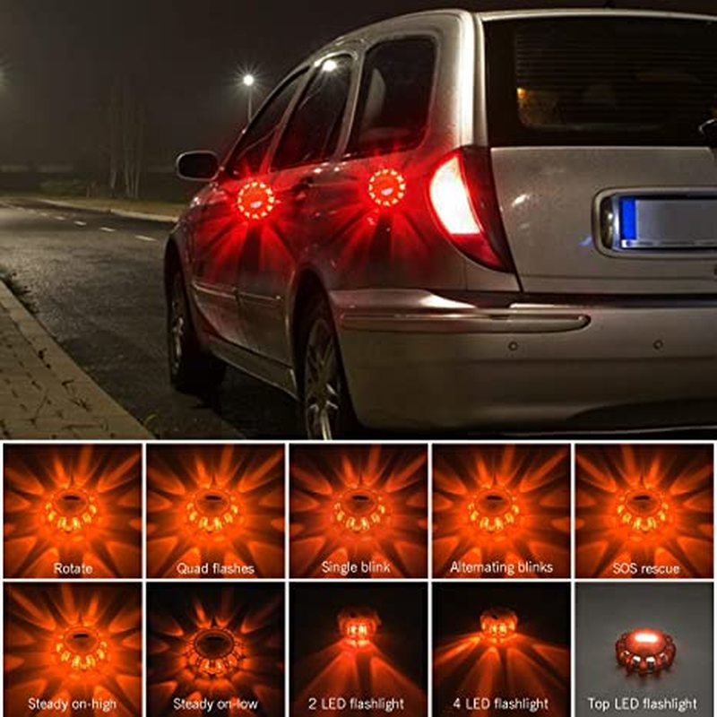 Автомобильный аварийный фонарь помощь вспышка V16 утвержденный Dgt дорожные фонари безопасность мигаПредупреждение магнитный маячок светильник онарь