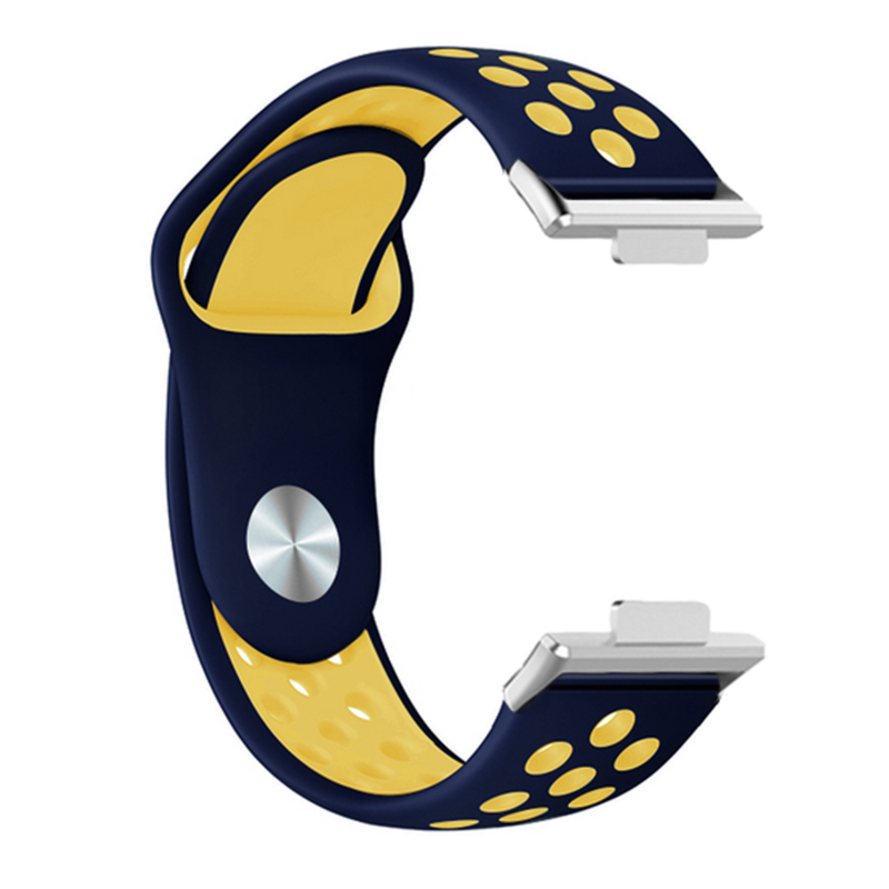 Pulseira de silicone para huawei relógio ajuste 2 banda smartwatch acessórios respirável correa substituição cinto huawei relógio fit2 cinta
