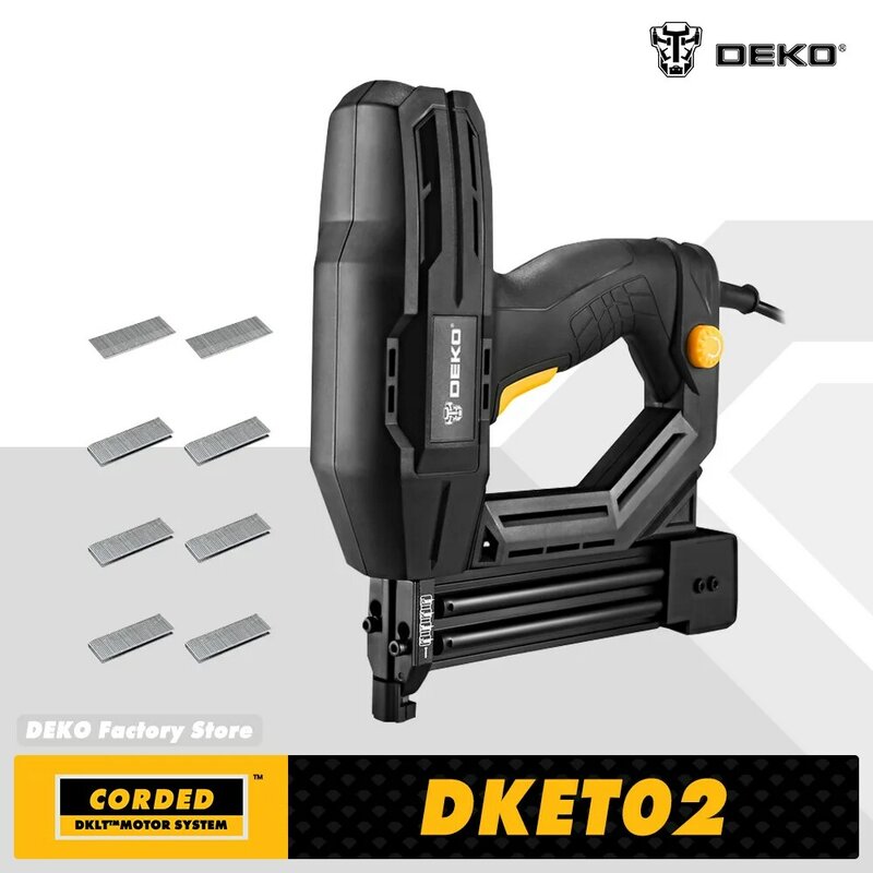 DEKO — Agrafeuse électrique de meuble pour cadre, outil de travail du bois, pistolet portable
