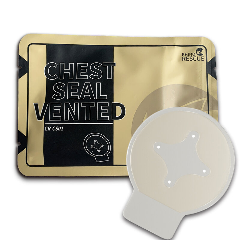 RHINO Chest Seal szybka przydatna opaska na klatkę piersiową awaryjna opaska na opatrunek akcesoria do apteczka z odpowietrznikiem