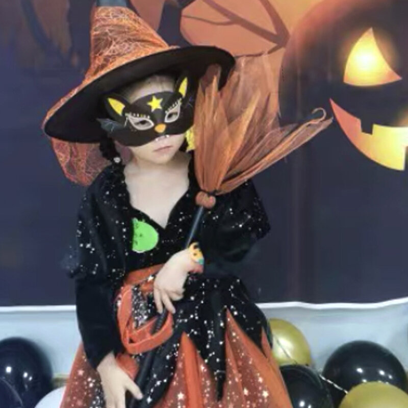 Метла ведьмы на Хэллоуин пластиковая метла реквизит для костюма вечеринки Хэллоуин Декор метла реквизит косплей костюм аксессуары