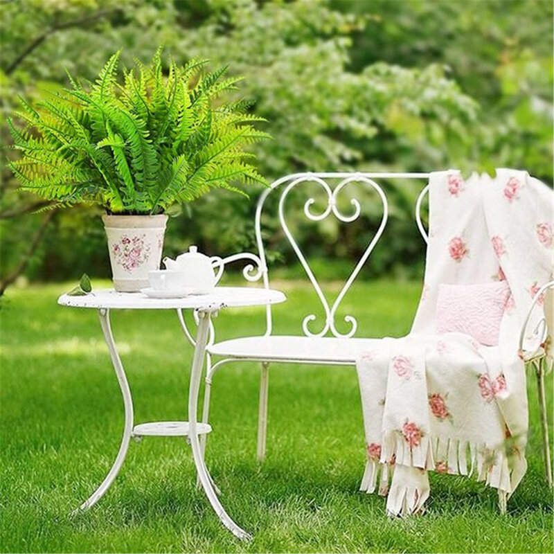Artificial Persian Leaves Flowers Plants Grass Green Plant Simulation Fern 4pc Garden Decoration Home Accessories Persian Grass