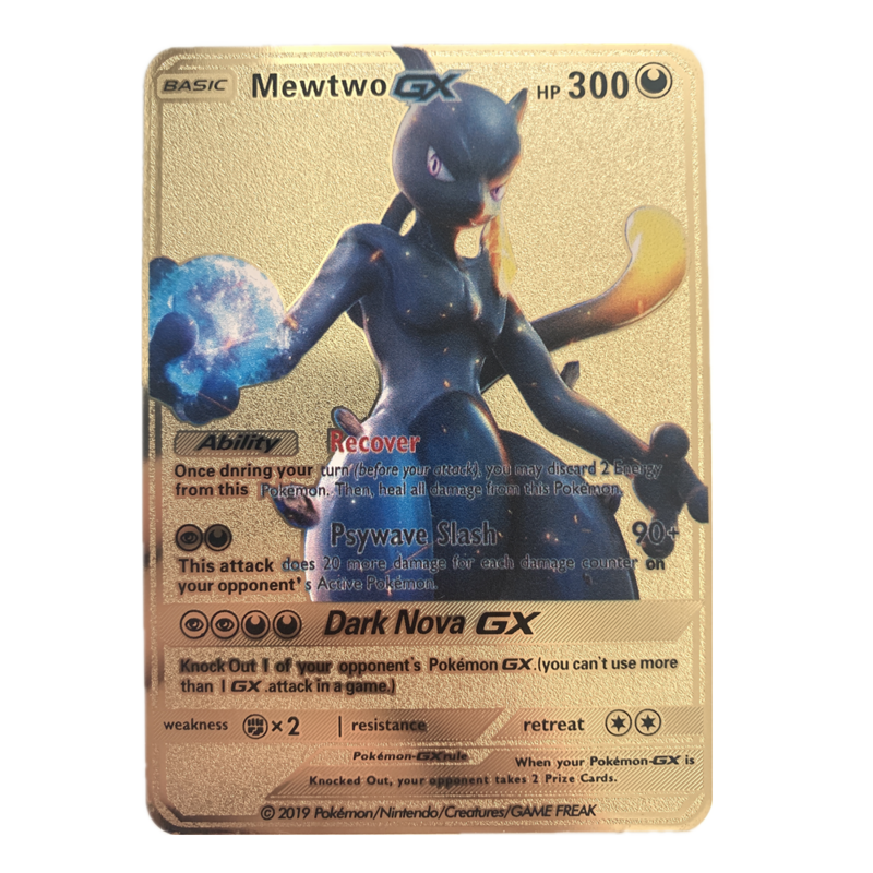 Cartes Pokémon Vmax GX pour garçons, cartes d'énergie, collection