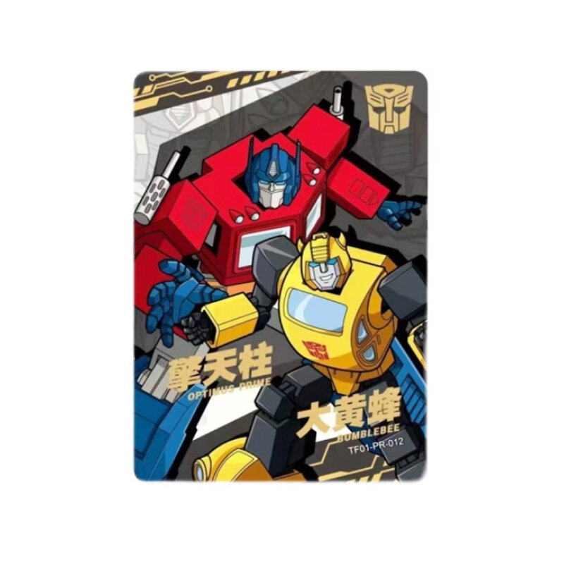 Binder คอลเลกชันหนังสือหายากฮีโร่ Optimus Prime Bumblebee PR Card ของขวัญเด็กของเล่นสะสมเครื่องมือ kนายต้นฉบับ