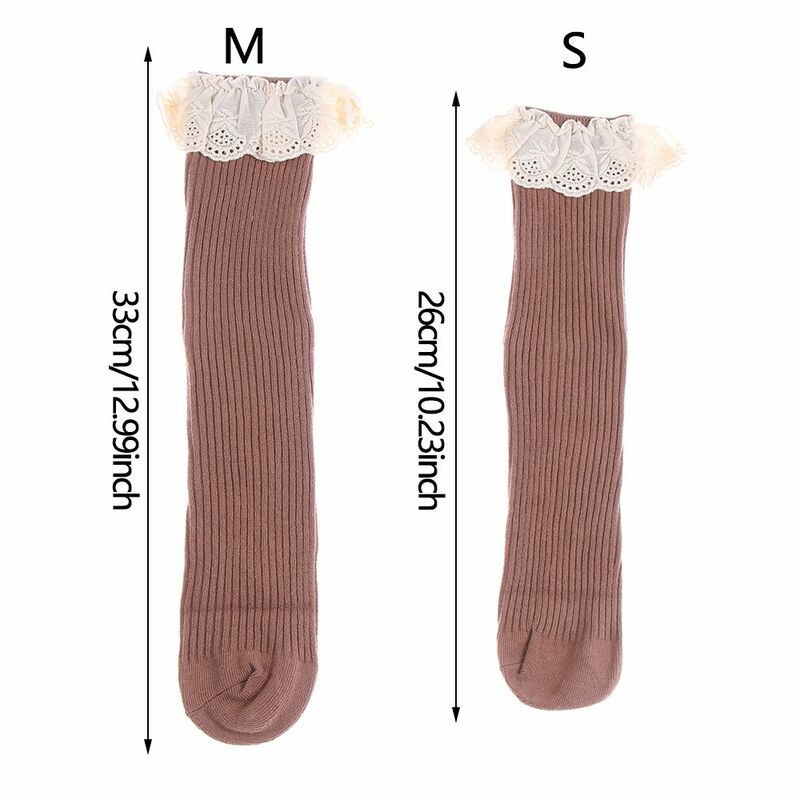 Теплые носки для девочек 0-8 лет, на весну/осень, длинные детские танцевальные носки, гетры, детские гольфы