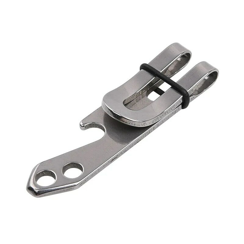 Money Clip Belt EDC Keychain Wallet Cash Hanger Pocket Holder Bottle Can Beer Opener Multi Tool Multipupose Gear
