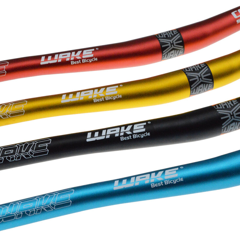 WAKE-Manillar de bicicleta de montaña de 31,8mm, aleación de aluminio de 780mm, barras elevadoras Extra largas