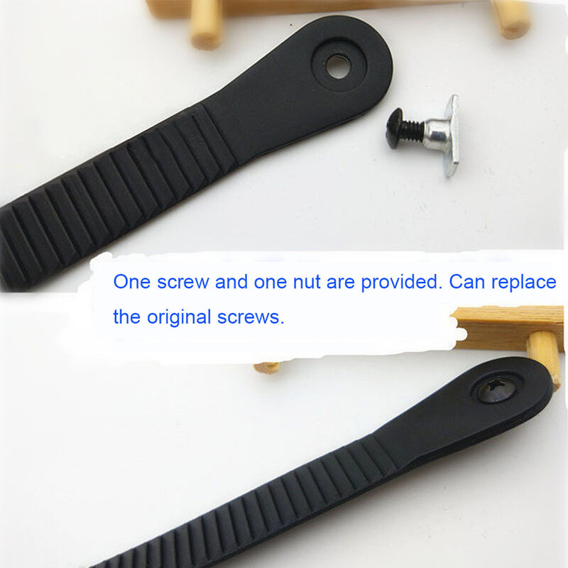 4 Pieces Adjustable Skate Shoes Strap Buckle with Screw Nut Wear-resistant Binding Tie Fastener Snowboard Skiing Accessories