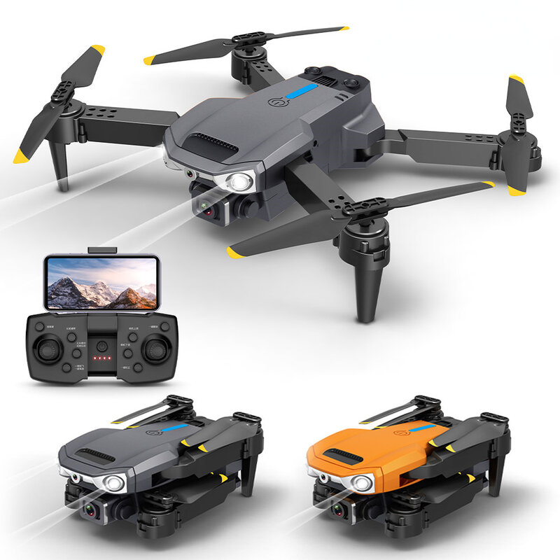 360 ° 4K HD Drone Udara Fotografi Quadcopter Empat Arah Menghindari Rintangan Lipat Mainan Lensa Ganda Pesawat RC Hadiah Liburan Anak-anak