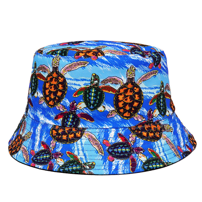 Панама в стиле хип-хоп для мужчин и женщин, модная Панама с мультяшным принтом, шапки для рыбаков, Пляжная шапка унисекс, лето 2023