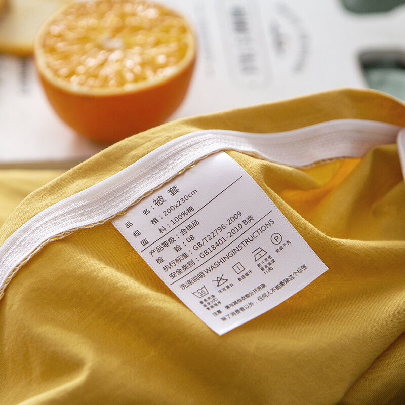 17สีผ้าฝ้าย100% สีทึบผ้าฝ้ายผ้านวมทั้งสองด้านการออกแบบUniversalชุดเครื่องนอนBedclothesทำความสะอาด