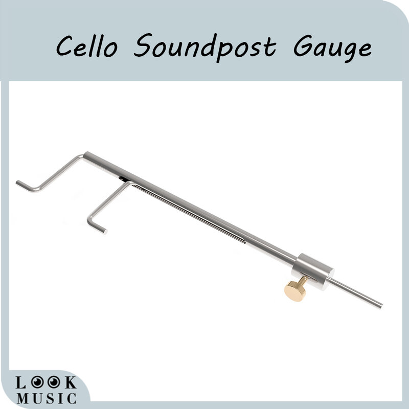 Herramienta de violonchelo, calibre de poste de sonido, herramienta de reparación de instalación de Luthier, aleación