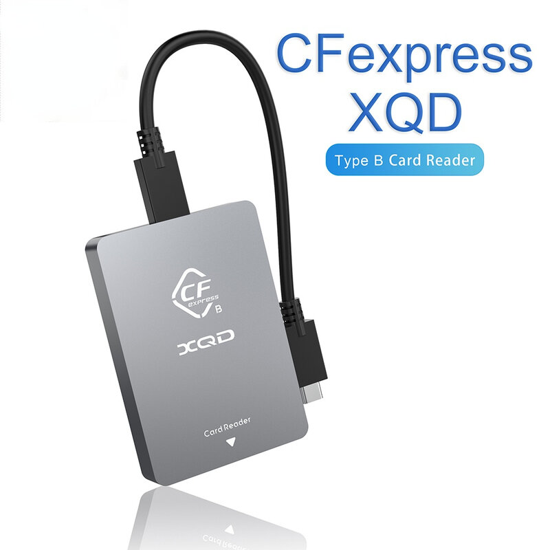 Campione gratuito rocketek mini CF express card writer lettore di schede di memoria XQD