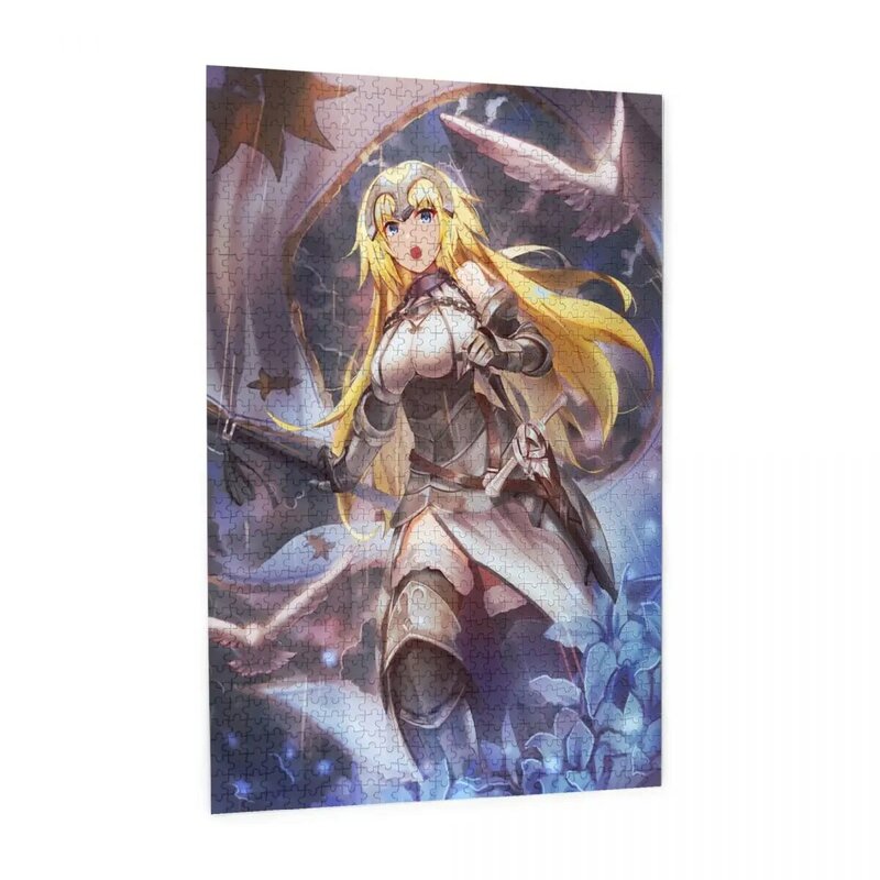 Anime Puzzle Fate Grand Order Poster 1000 Piece Puzzle for Adults Doujin Joan of Arc Painting Comic Merch Hentai Sexy Room Decor
