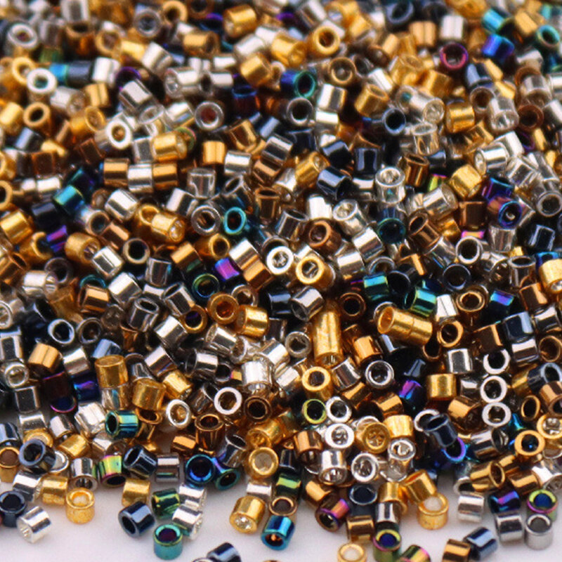 5g/10g 1.3*1.6mm colore metallico Miyuki Delica perle di vetro 11/0 perline distanziatrici allentate giapponesi per la creazione di gioielli cucito fai da te