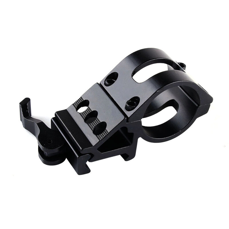 Tactical 25.4mm/30mm Quick Release Offset Flashlight Scope Mount 20mm Picatinny Rail 45 Degree Sight Mount Hunting Accessories