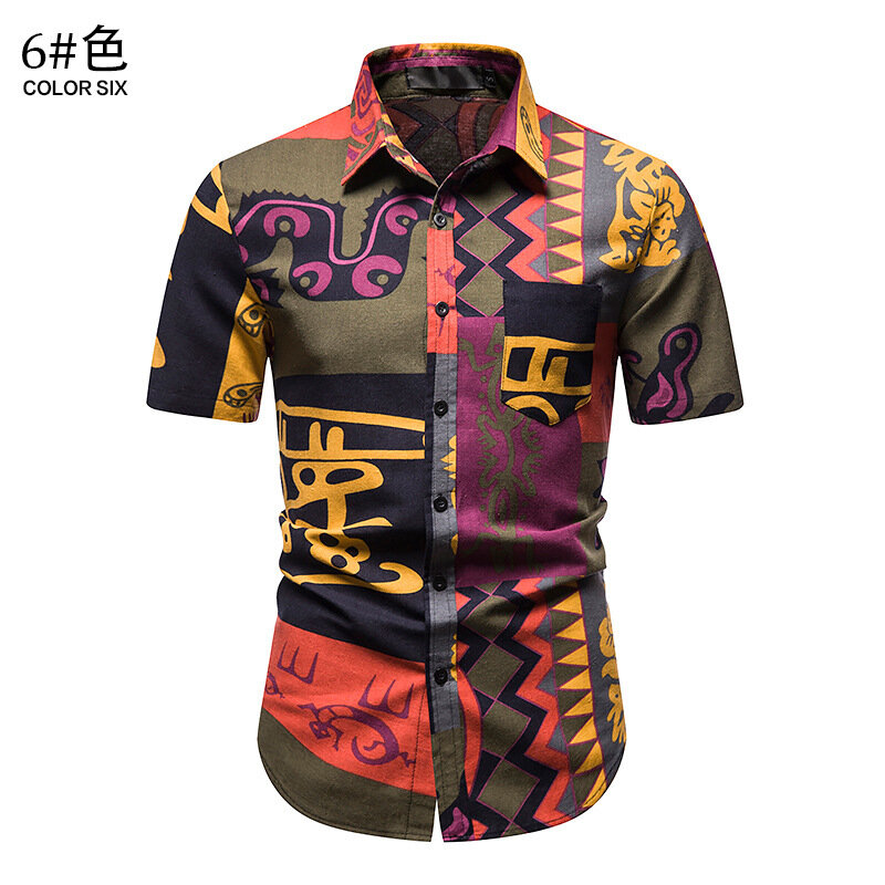 Kemeja Musim Panas untuk Pria Ropa Hombre Chemise Homme Camisas De Hombre Camisa Masculina Blus Kemeja Pakaian Pria Roupas Masculinas